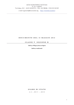 Documento - Liceo Cassini