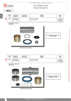 kit perni fusi king pin sets man - lema