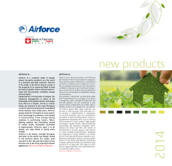 new products - Airforce Made in Fabriano