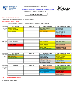ORDINE GARA GAF Categoria e Spec 12-5-14