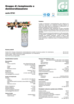 Gruppo di riempimento e demineralizzazione