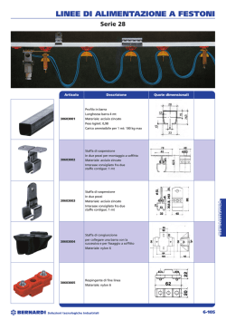 LINEE DI ALIMENTAZIONE A FESTONI
