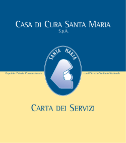 CARTA DEI SERVIZI - Santa Maria SpA