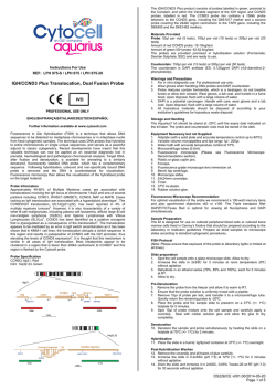 IGH/CCND3 Plus Translocation, Dual Fusion Probe