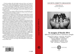 In margine al Sinodo 2014
