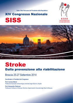 Programma Definitivo XIV Congresso Nazionale