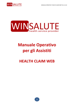 Manuale operativo HCWeb