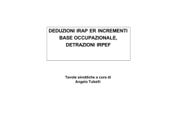 Deduzioni Irap, detrazioni Irpef e bonus ristrutturazione.ppt [modalit&agrave;