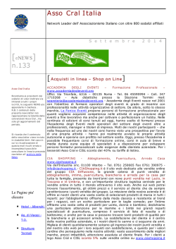 ASSOCRAL - aggiornamenti Settembre 2014