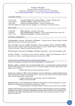 Stefano Mengoli - Bologna Business School