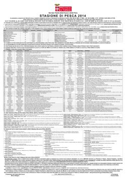 Il manifesto pesca 2014