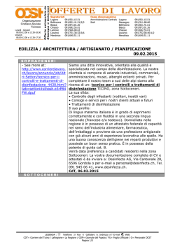 EDILIZIA / ARCHITETTURA / ARTIGIANATO