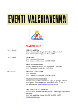 calendario eventi PDF