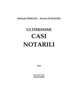 CASI NOTARILI - Neldiritto Editore srl