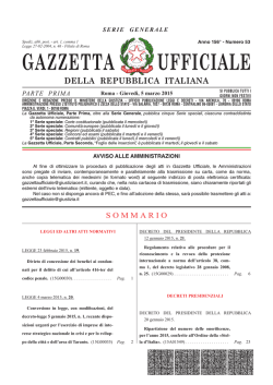 PDF - Gazzetta Ufficiale