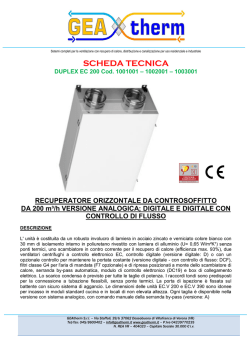 Scheda Tecnica Duplex EC ECD CF 200 MC