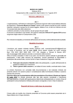 MUSICA IN CAMPO Edizione 2014 Campomarino (CB), Lungomare
