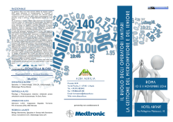 IL R U O LO D EG LI O P ER A TO R I SA N ITA R I LA