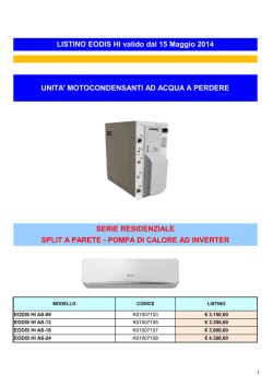 Listino EODIS - Convienesempre