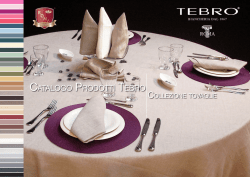 Collezione Tovaglie