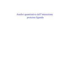analisi quantitativa dellinterazione proteina-ligando dfp - e
