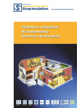 Sistemi e soluzioni di isolamento termico ed acustico