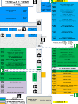 scarica la mappa - Tribunale di Firenze