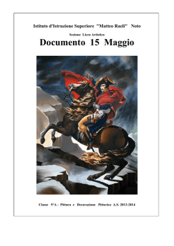 VA Artistico - Liceo Statale Matteo Raeli Noto