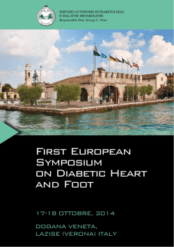 scheda di iscrizione - Piede Diabetico del Dr. Cristian Nicoletti