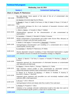Technical full program