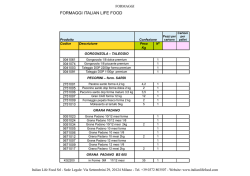 ITALIAN LIFE FOOD - CATALOGO PRODOTTI