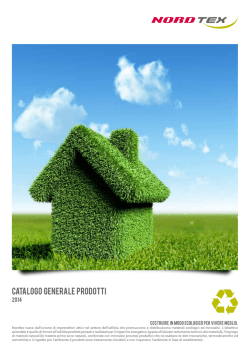 Nordtex catalogo generale 2014