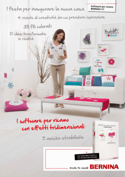 1 software per ricamo con effetti tridimensionali