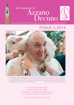 aprile - Parrocchia San Pietro Apostolo