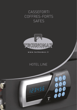 Scarica scheda Catalogo Casseforti Hotel