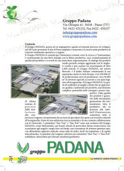 Gruppo Padana - Clamer Informa
