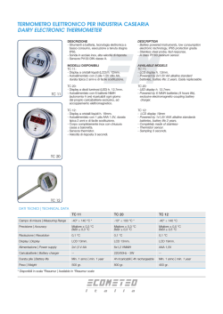 termometro elettronico per industria casearia dairy electronic