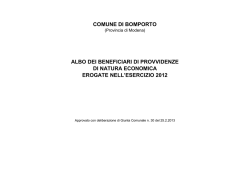 ALBO 2013 completo - Comune di Bomporto