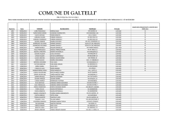 ELENCO PARTECIPANTI AL SERVIZIO CENTRO ESTIVO MINORI