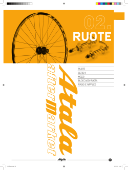 RUOTE RUOTE CERCHI MOZZI BLOCCAGGI RUOTA