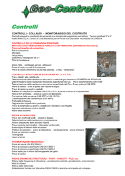 Servizi Geo-Controlli s.a.s.++