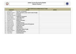 Elenco titoli tesine candidati classe 5a A Igea