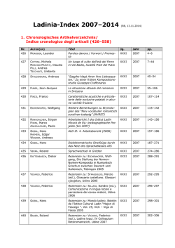 Ladinia-Index 2007&ndash;2014 - Atlante linguistico del ladino dolomitico