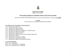 elenco operatori per lavori 13 febbraio 2014 pubbl