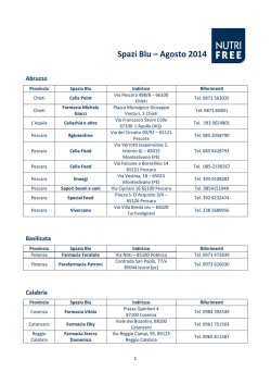 Spazi Blu &ndash; Agosto 2014