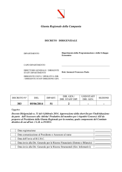 Decreto n. 383/2014