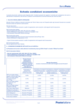 Scheda condizioni economiche