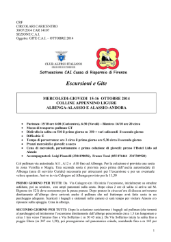 CAI &ndash; SEZIONE DI FIRENZE Sottosez. CRF