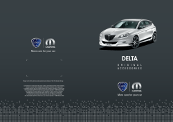 ORIGINAL ACCESSORIES More care for your car
