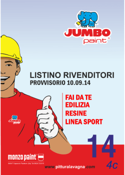 EDILIZIA RESINE LINEA SPORT FAI DA TE
